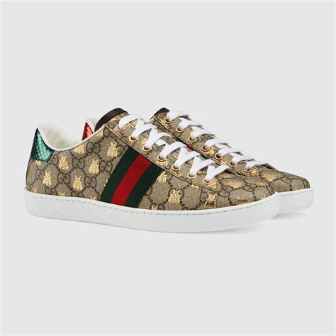 gucci ace sneaker replica|gucci ace bee platform sneakers.